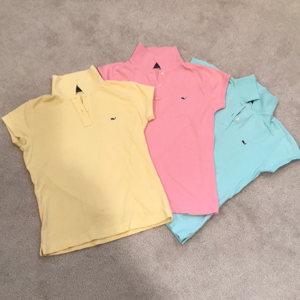 Three Cotton Polo Shirts